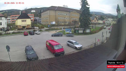 Střed obce Rokytnice nad Jizerou