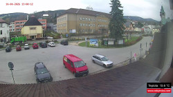 Střed obce Rokytnice nad Jizerou