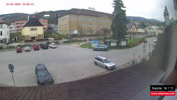 Střed obce Rokytnice nad Jizerou