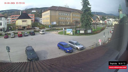 Střed obce Rokytnice nad Jizerou