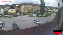 Střed obce Rokytnice nad Jizerou