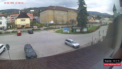 Střed obce Rokytnice nad Jizerou