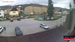 Střed obce Rokytnice nad Jizerou