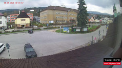 Střed obce Rokytnice nad Jizerou