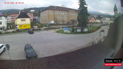 Střed obce Rokytnice nad Jizerou