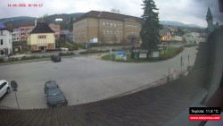 Střed obce Rokytnice nad Jizerou