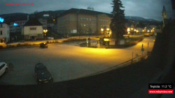 Střed obce Rokytnice nad Jizerou