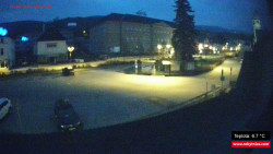 Střed obce Rokytnice nad Jizerou