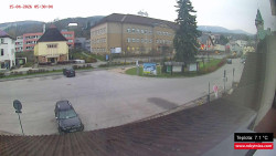 Střed obce Rokytnice nad Jizerou