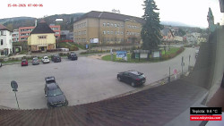 Střed obce Rokytnice nad Jizerou