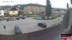 Střed obce Rokytnice nad Jizerou