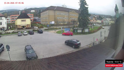 Střed obce Rokytnice nad Jizerou