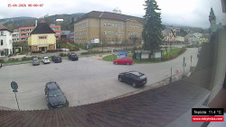 Střed obce Rokytnice nad Jizerou