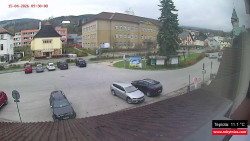 Střed obce Rokytnice nad Jizerou