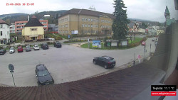 Střed obce Rokytnice nad Jizerou