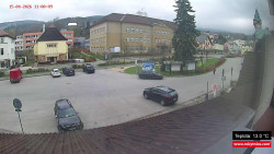 Střed obce Rokytnice nad Jizerou