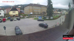 Střed obce Rokytnice nad Jizerou