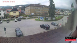 Střed obce Rokytnice nad Jizerou