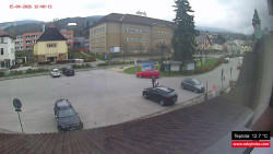 Střed obce Rokytnice nad Jizerou