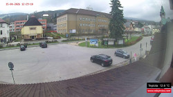 Střed obce Rokytnice nad Jizerou