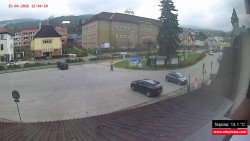 Střed obce Rokytnice nad Jizerou