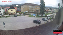 Střed obce Rokytnice nad Jizerou