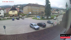 Střed obce Rokytnice nad Jizerou