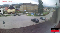 Střed obce Rokytnice nad Jizerou