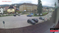 Střed obce Rokytnice nad Jizerou