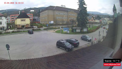 Střed obce Rokytnice nad Jizerou