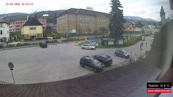 Střed obce Rokytnice nad Jizerou