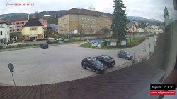 Střed obce Rokytnice nad Jizerou