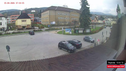 Střed obce Rokytnice nad Jizerou