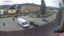 Střed obce Rokytnice nad Jizerou