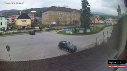 Střed obce Rokytnice nad Jizerou