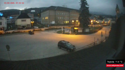 Střed obce Rokytnice nad Jizerou