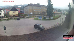 Střed obce Rokytnice nad Jizerou