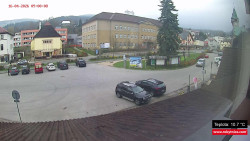 Střed obce Rokytnice nad Jizerou