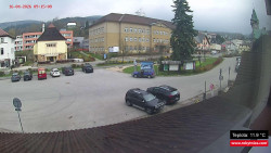 Střed obce Rokytnice nad Jizerou