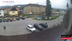 Střed obce Rokytnice nad Jizerou