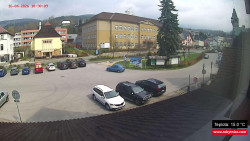 Střed obce Rokytnice nad Jizerou