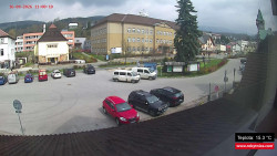 Střed obce Rokytnice nad Jizerou