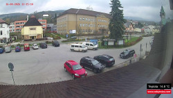 Střed obce Rokytnice nad Jizerou