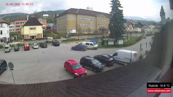 Střed obce Rokytnice nad Jizerou