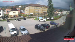 Střed obce Rokytnice nad Jizerou