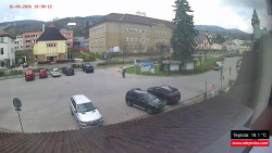 Střed obce Rokytnice nad Jizerou