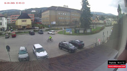 Střed obce Rokytnice nad Jizerou