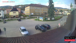 Střed obce Rokytnice nad Jizerou