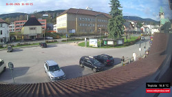 Střed obce Rokytnice nad Jizerou