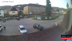 Střed obce Rokytnice nad Jizerou